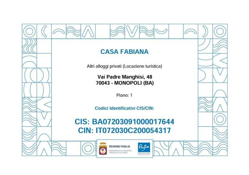 モノーポリCasa Fabianaアパートメント エクステリア 写真